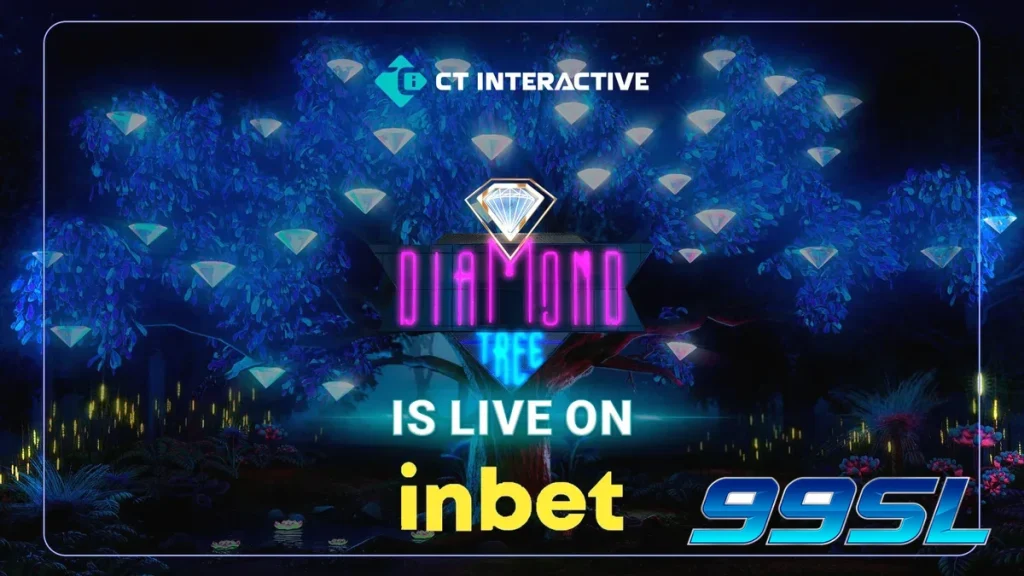 Tampilan antarmuka permainan slot dari koleksi Diamond Tree Jackpot