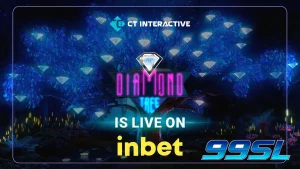 Tampilan antarmuka permainan slot dari koleksi Diamond Tree Jackpot